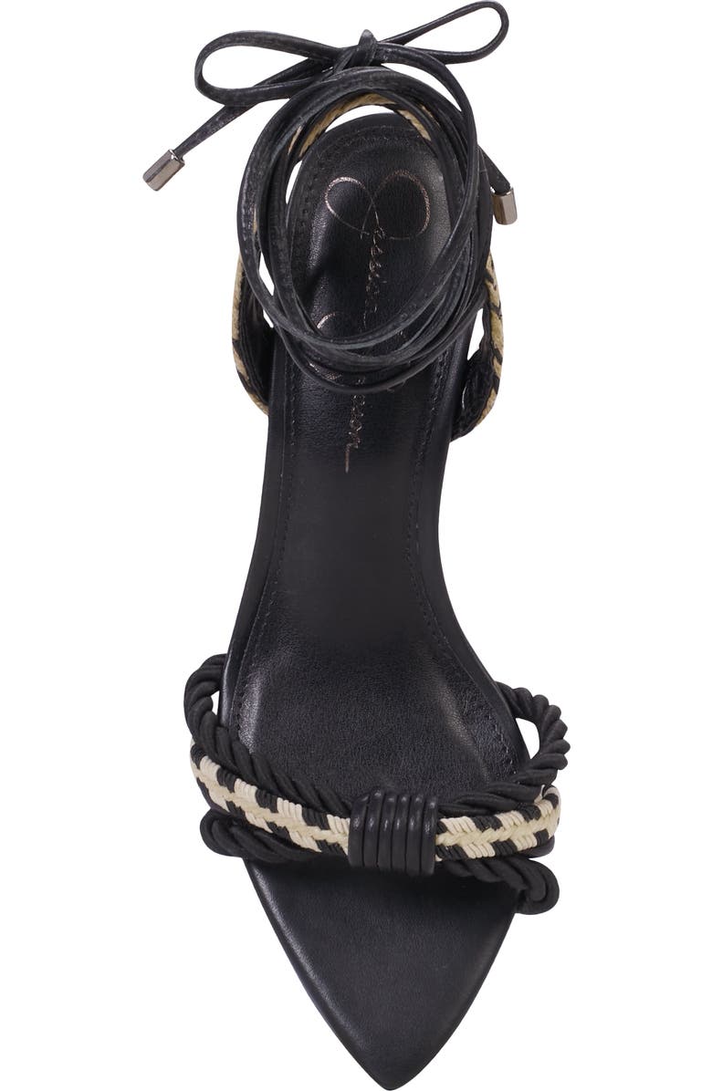 Jessica Simpson Prim Ankle Wrap Pointed Toe Sandal, Alternate, color,