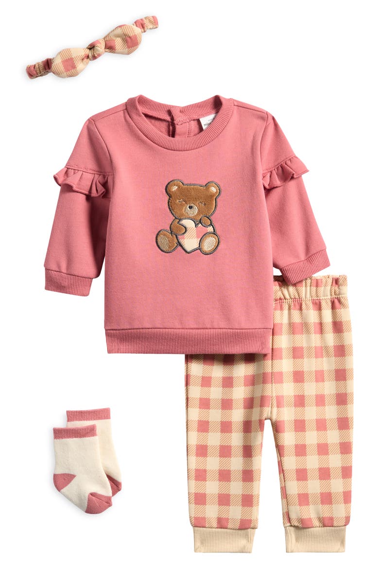 Kids' 4-Piece Sweatshirt Set, Main, color, BEAR