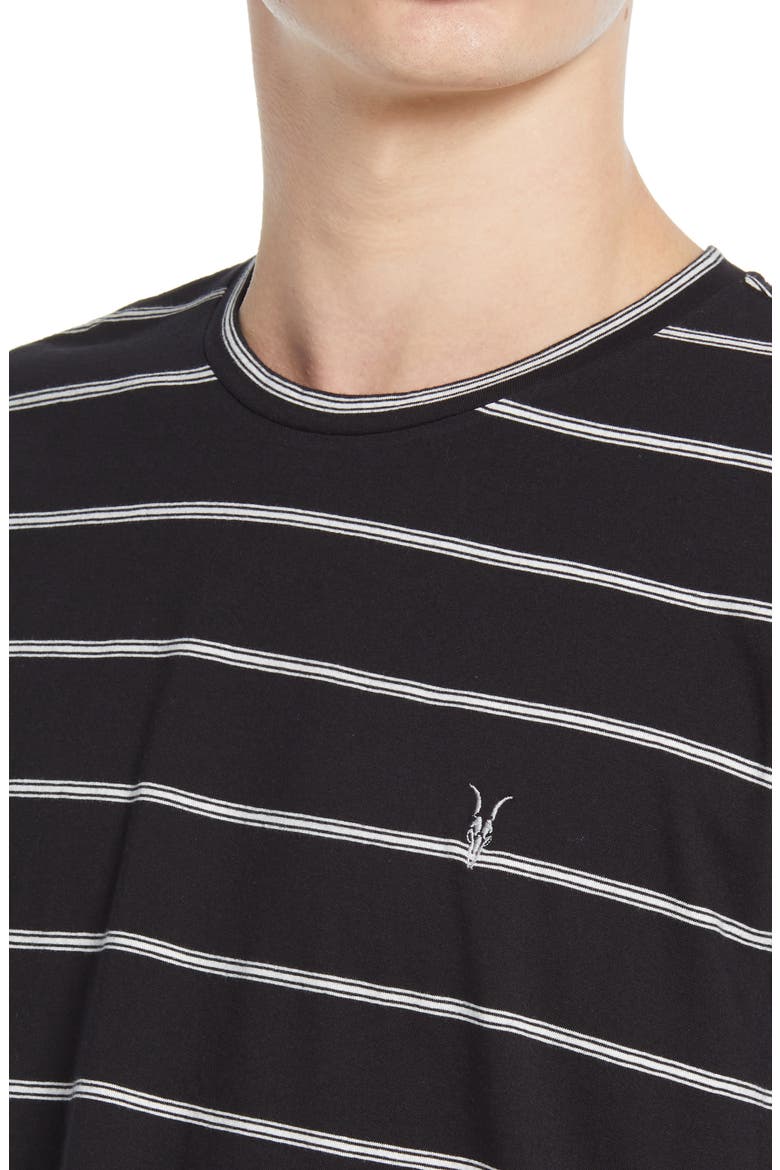 Louis Stripe T-Shirt, Alternate, color, BLACK