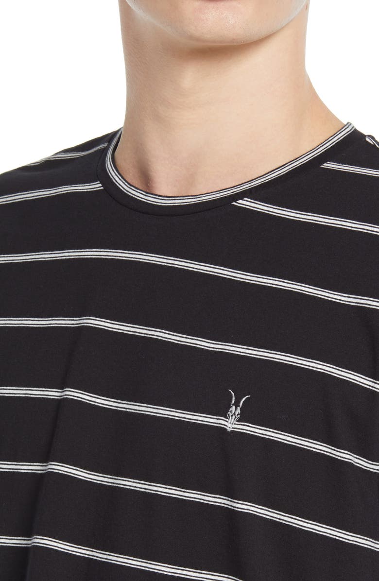AllSaints Louis Stripe T-Shirt, Alternate, color, 