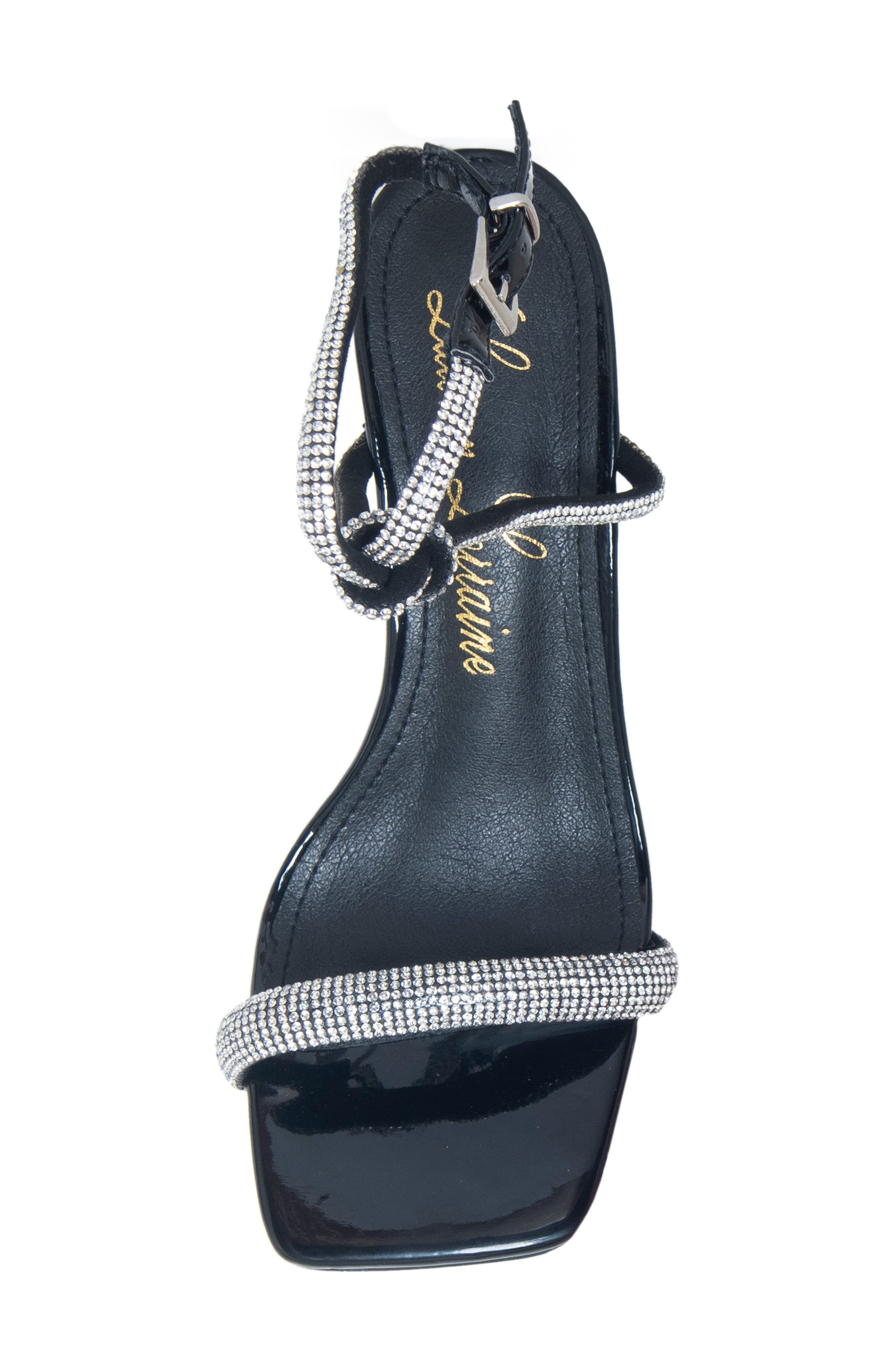 Lauren Lorraine Winnie Ankle Strap Wedge Sandal, Alternate, color, Black