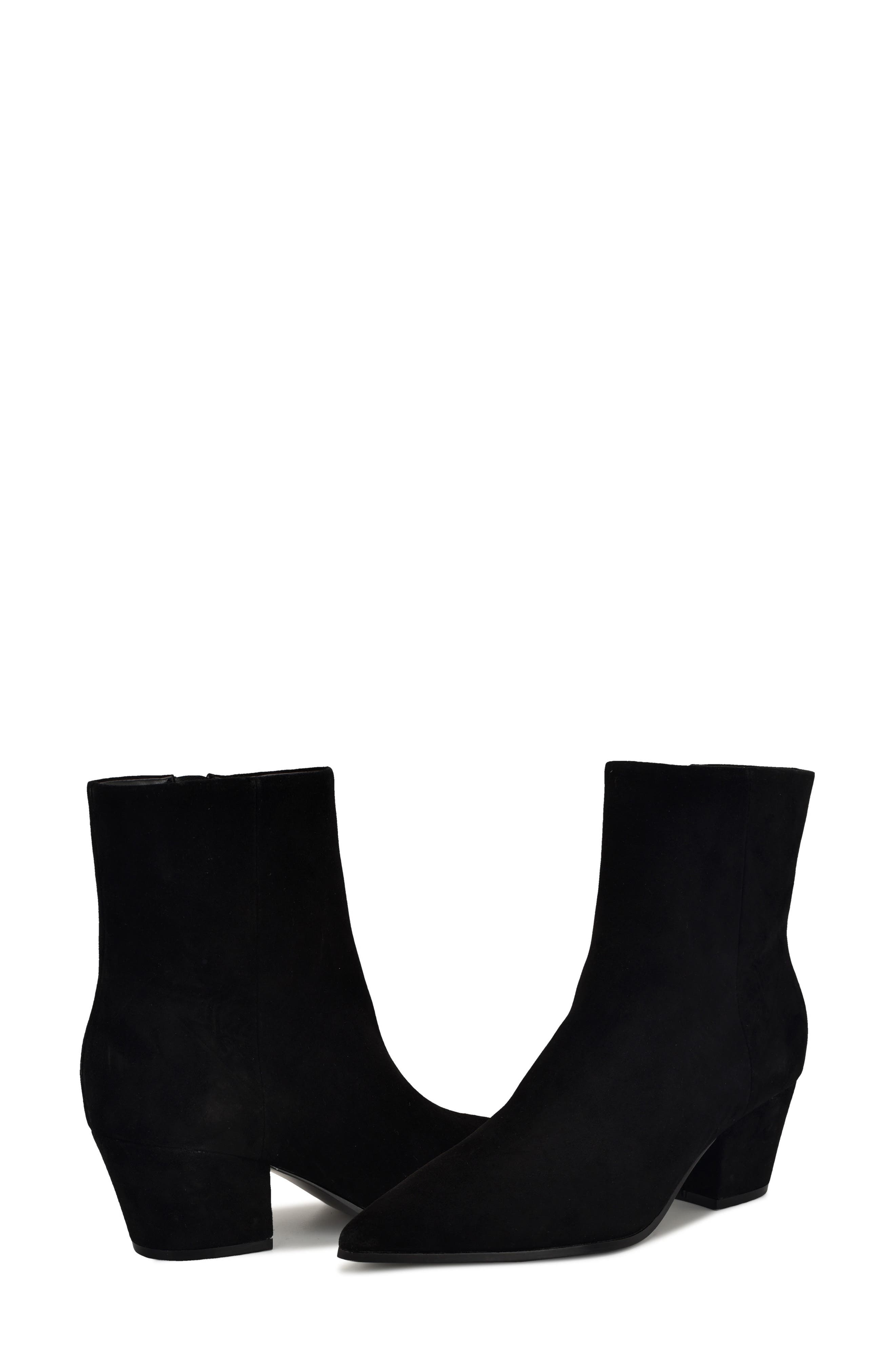 Nine West Savie Block Heel Bootie, Alternate, color, Black