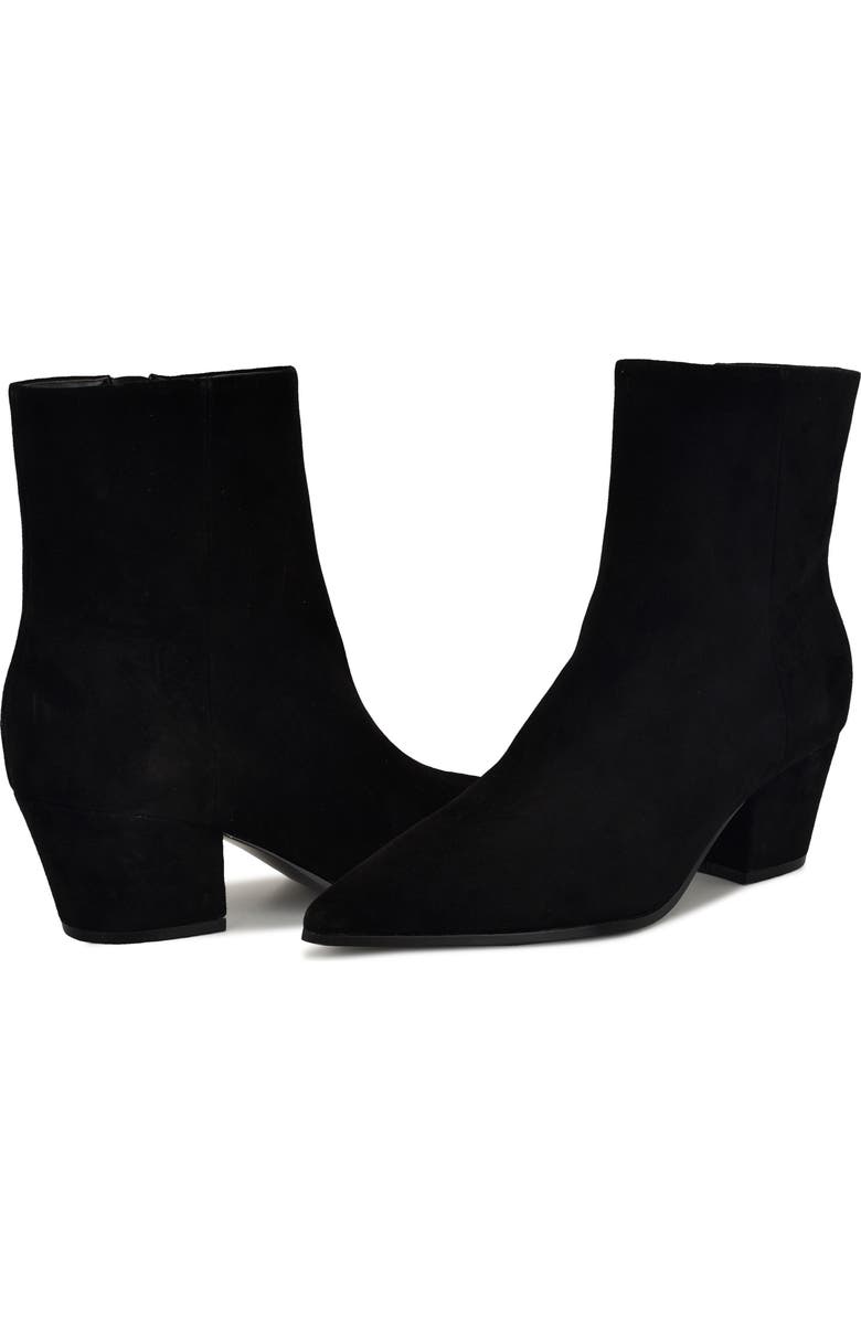 Nine West Savie Block Heel Bootie, Alternate, color, Black