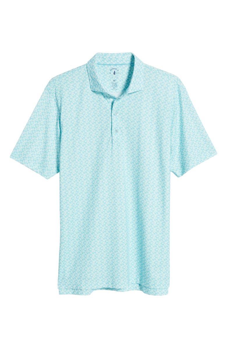 johnnie-O Tamar PREP-FORMANCE Leaf Print Golf Polo, Alternate, color, 