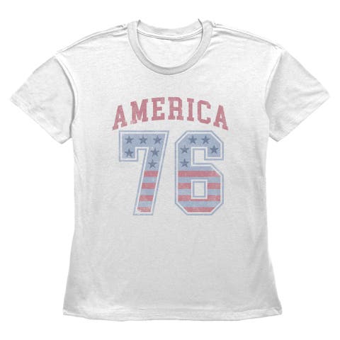 Women's Varsity America 76 Short Sleeve Straight Fit T-Shirt