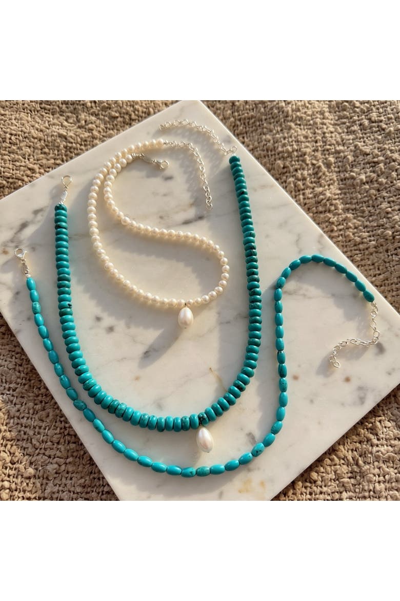 The Seraphina Pearl Necklace, Alternate, color, White