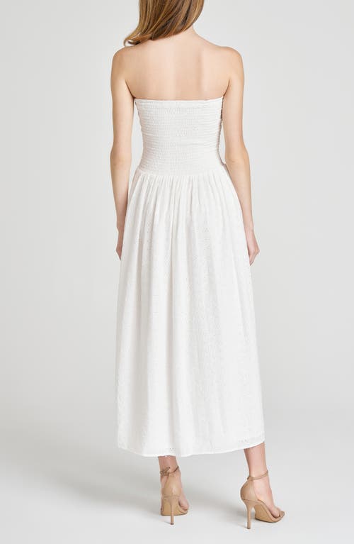 Wayf Melody Convertible Strapless Eyelet Dress