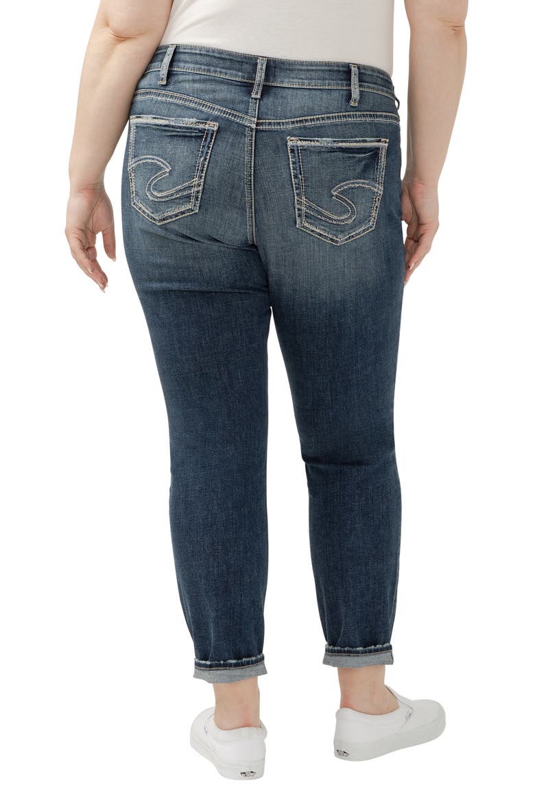 Boyfriend Jeans, Alternate, color, INDIGO