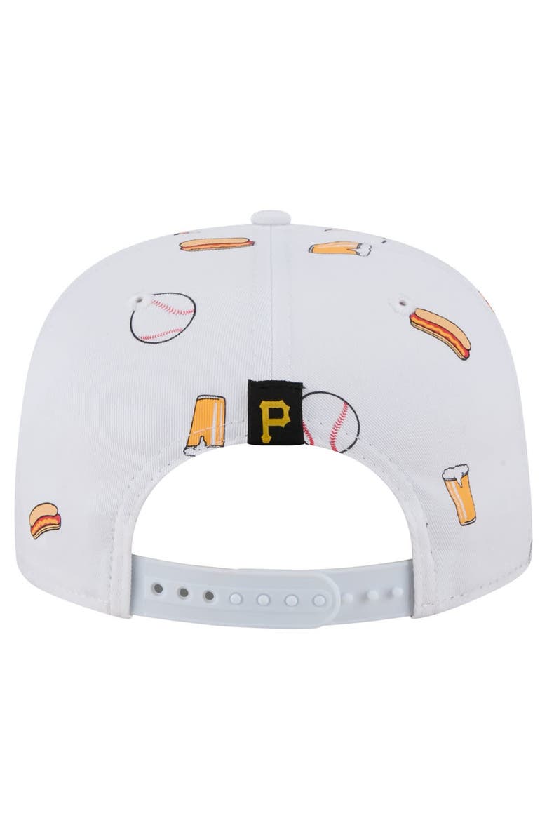 New Era Men's New Era White Pittsburgh Pirates Team Cheer Rope 19TWENTY Adjustable Hat, Alternate, color, White