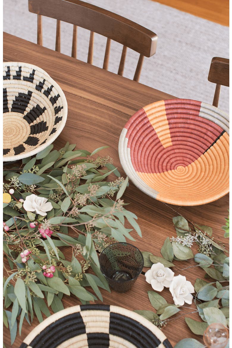 Burst Raffia Plateau, Alternate, color, Natural