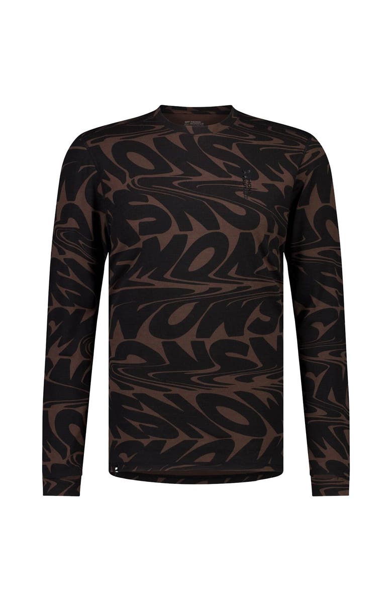 Mons Royale Cascade Merino Flex Long-Sleeve Top - Men's, Alternate, color, Signal Lost Cedar