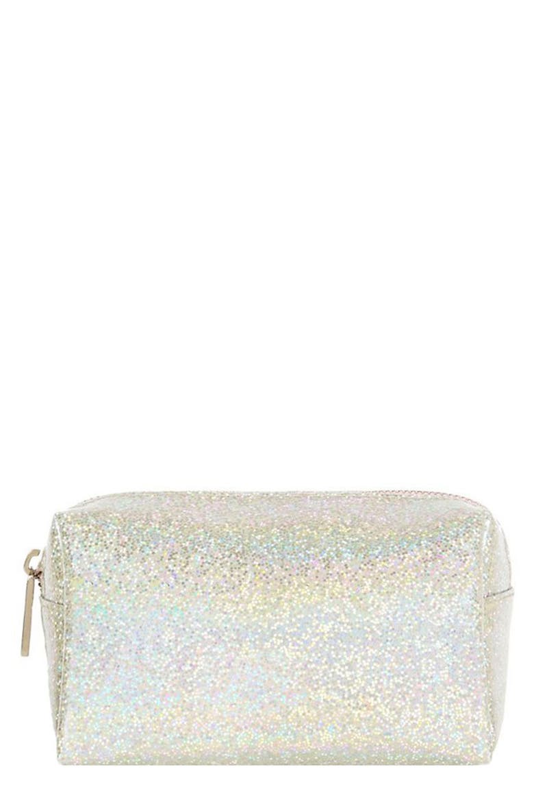 Disco Makeup Bag, Main, color, NO COLOR