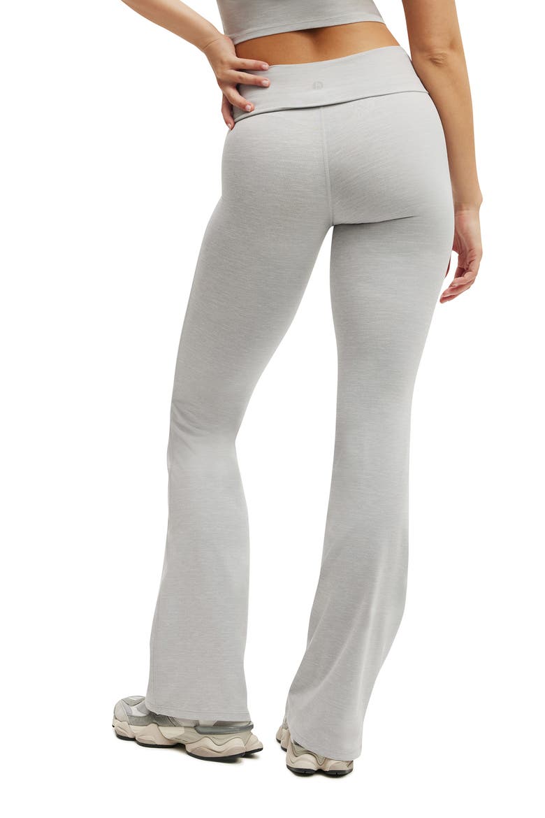Women's Active Ultra Soft Roll Over Flare, Alternate, color, Light Grey Marle