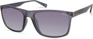 Kenneth Cole 57mm Rectangular Sunglasses
