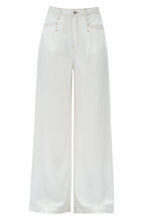 Bayeas High Waist Wide Leg Jeans In Neutral
