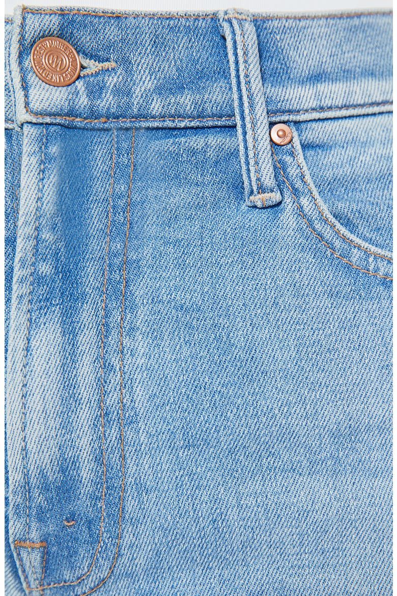 The Kick It High Waist Fray Hem Ankle Straight Leg Jeans, Alternate, color, CAN YOU DIG IT