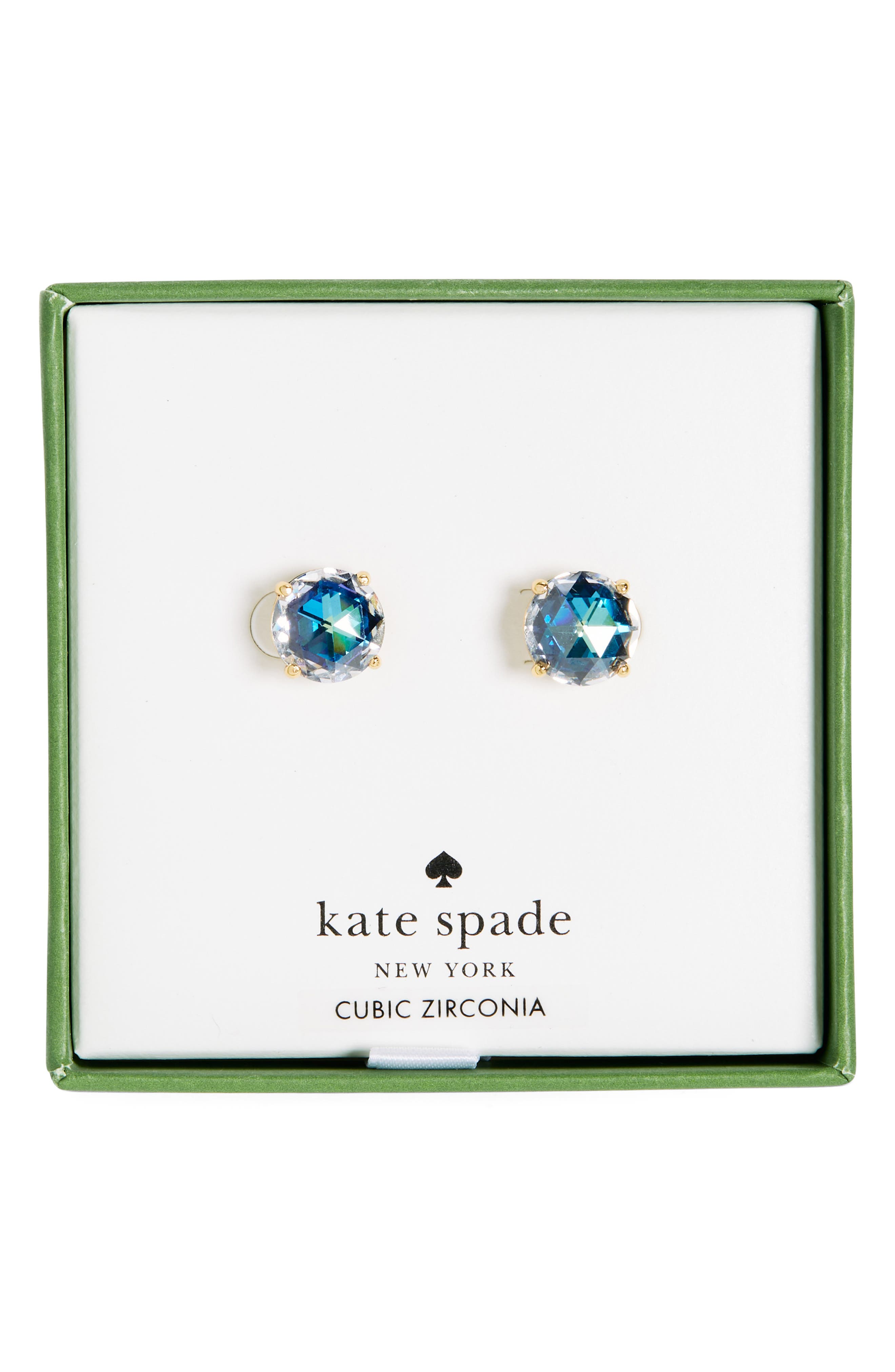Kate Spade New York boxed round stud earrings