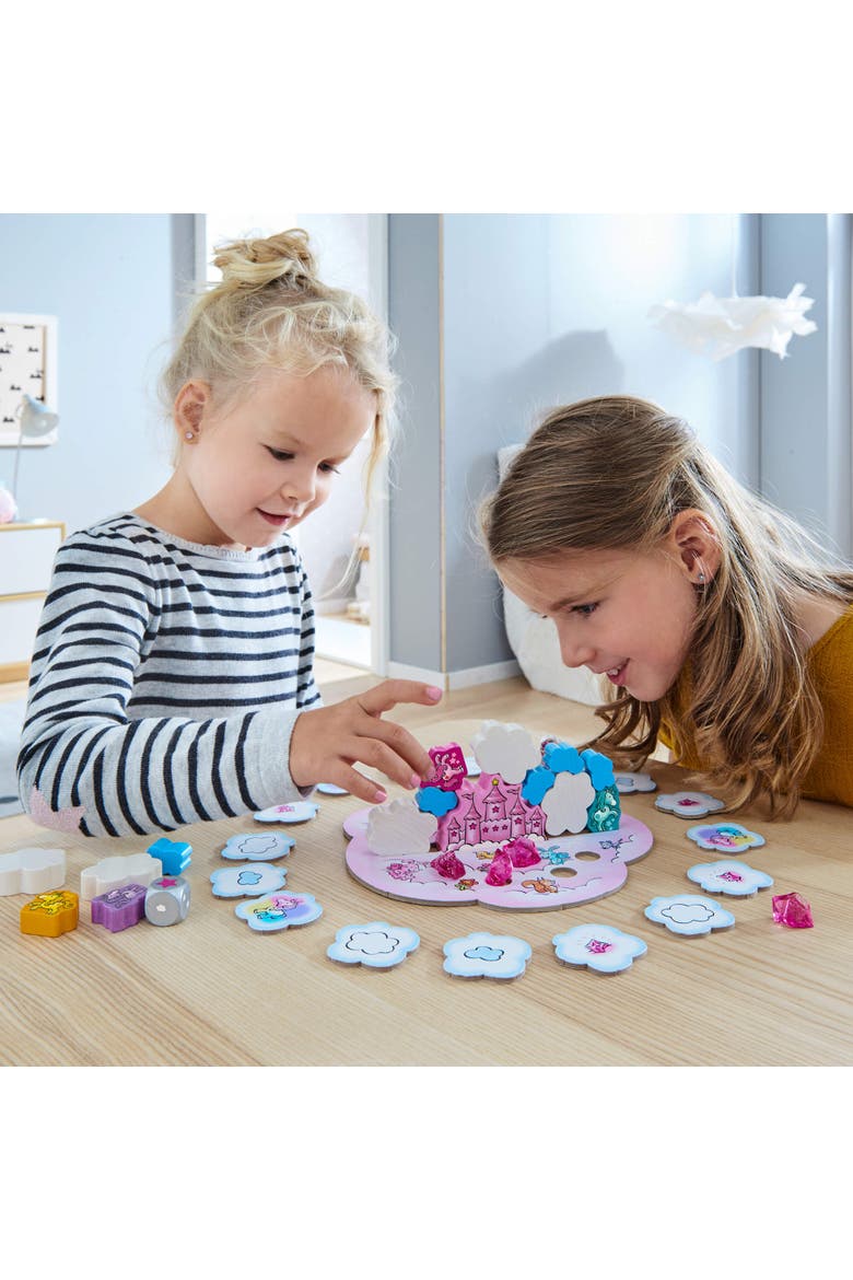 Unicorn Glitterluck Cloud Stacking Children's Game, Alternate, color, Multi