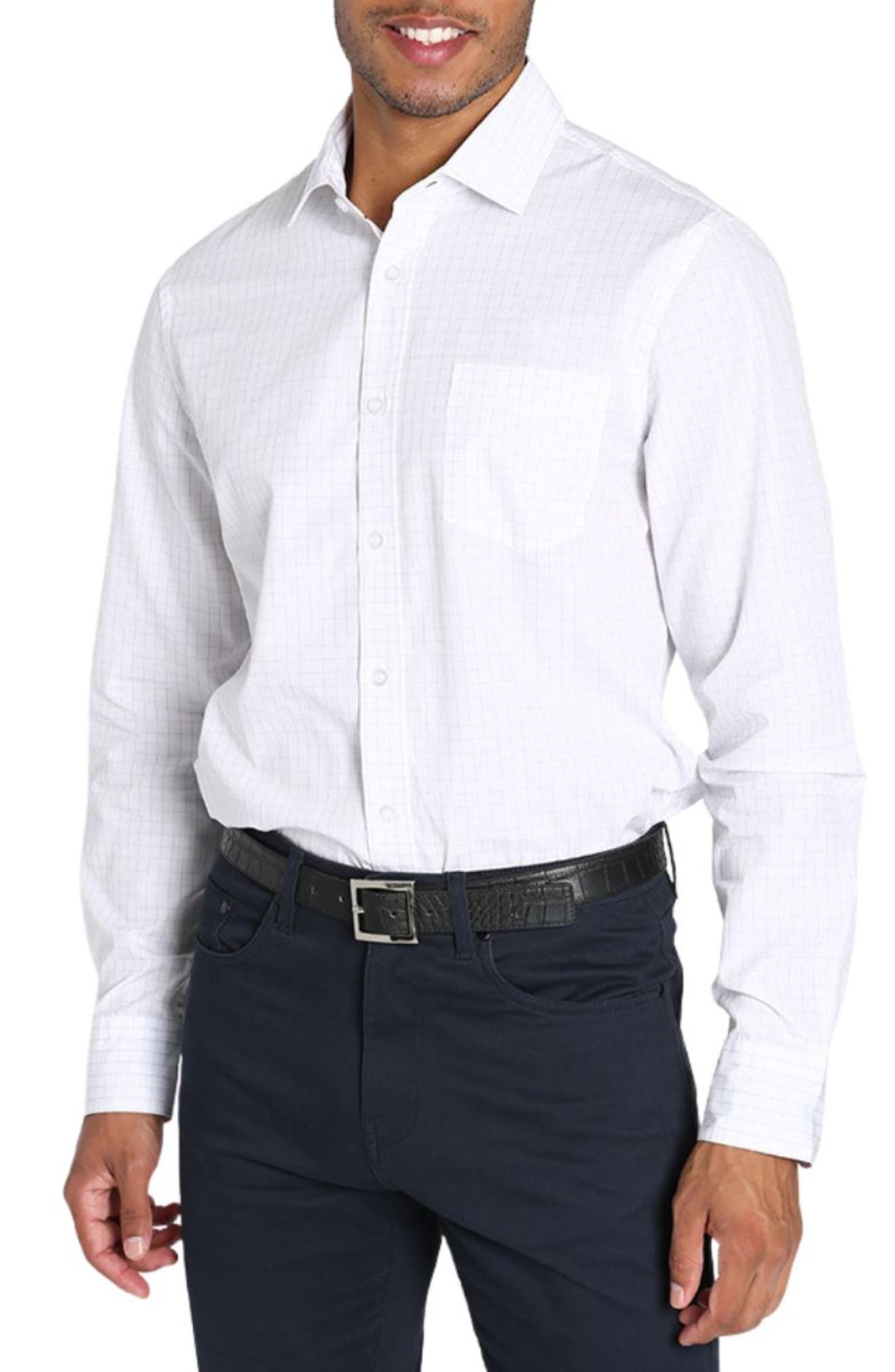 Hayati Grid Button-Up Shirt