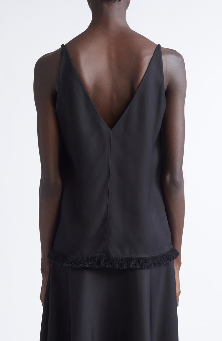 FFORME Emory Fringe Trim Cami, Alternate, color, Black
