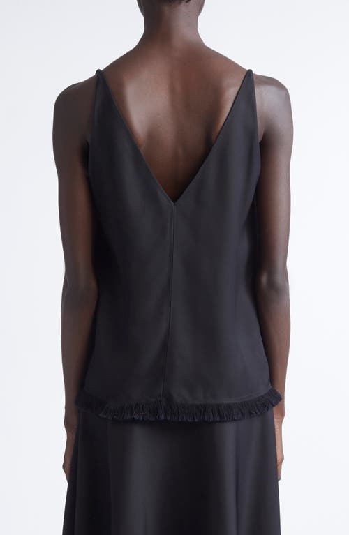 Fforme Emory Fringe Trim Cami In Black