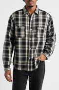 EDWIN Plaid Cotton Button-Up Work Shirt