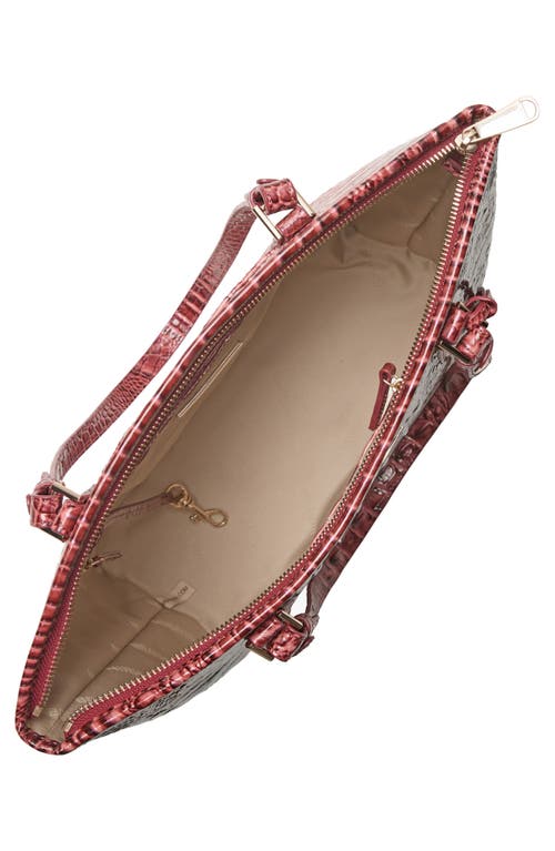 Brahmin Medium Asher Croc Embossed Leather Tote