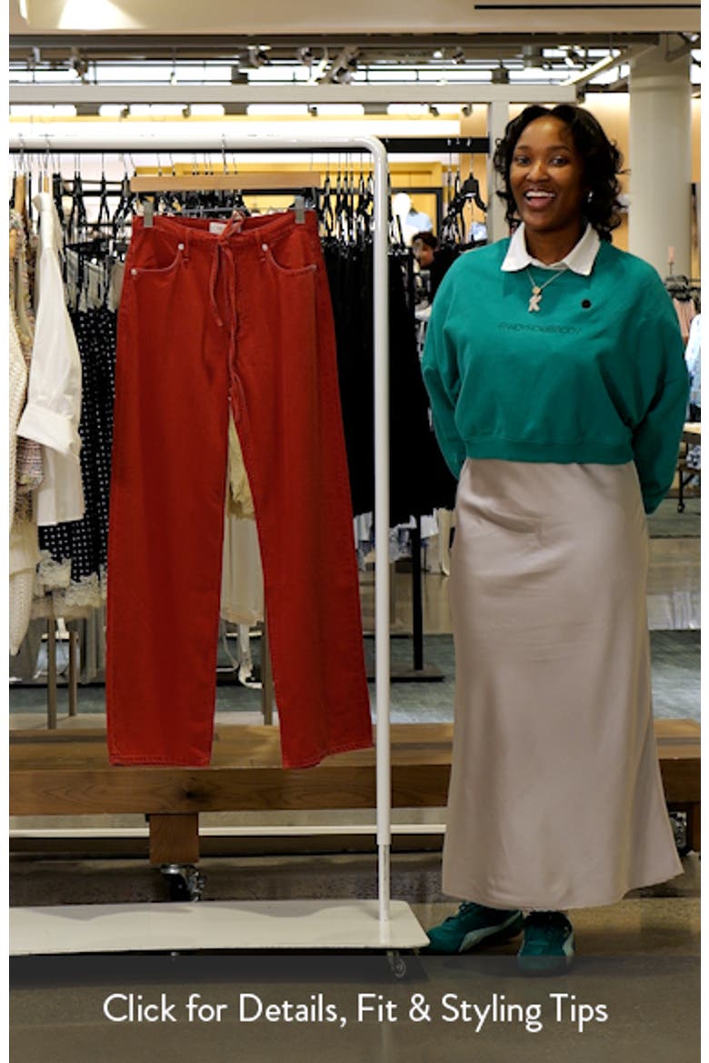 Featherweight Phoebe Drawstring Wide Leg Jeans video