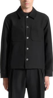 Manière De Voir Benoit Twill Pocket Cropped Shirt