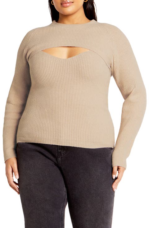 Haisley Cutout Camisole & Bolero Set (Plus)