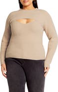 City Chic Haisley Cutout Camisole & Bolero Set