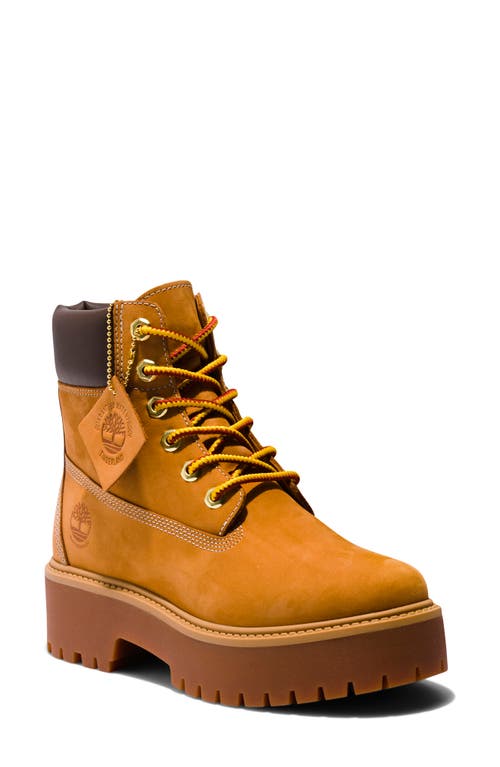 TIMBERLAND TIMBERLAND STONE STREET 6-INCH WATERPROOF LACE-UP LEATHER BOOT