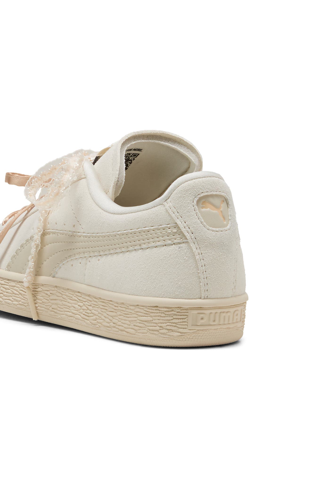 Suede Bloom Sneaker, Alternate, color, FROSTED IVORY/ SILVER FOG