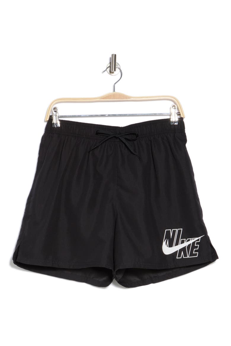 5-Inch Volley Swim Trunks, Alternate, color, BLACK