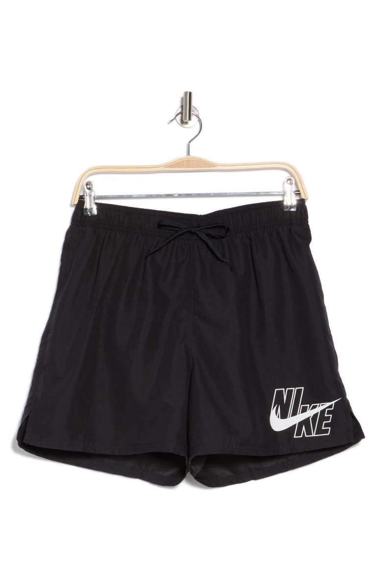 Nike 5-Inch Volley Swim Trunks, Alternate, color, Black
