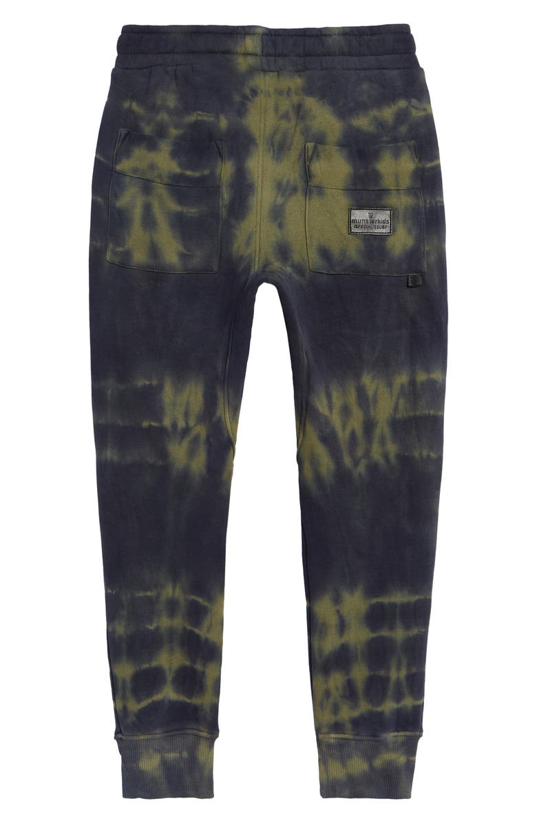 Munsterkids Shallows Tie Dye Fleece Sweatpants, Alternate, color,