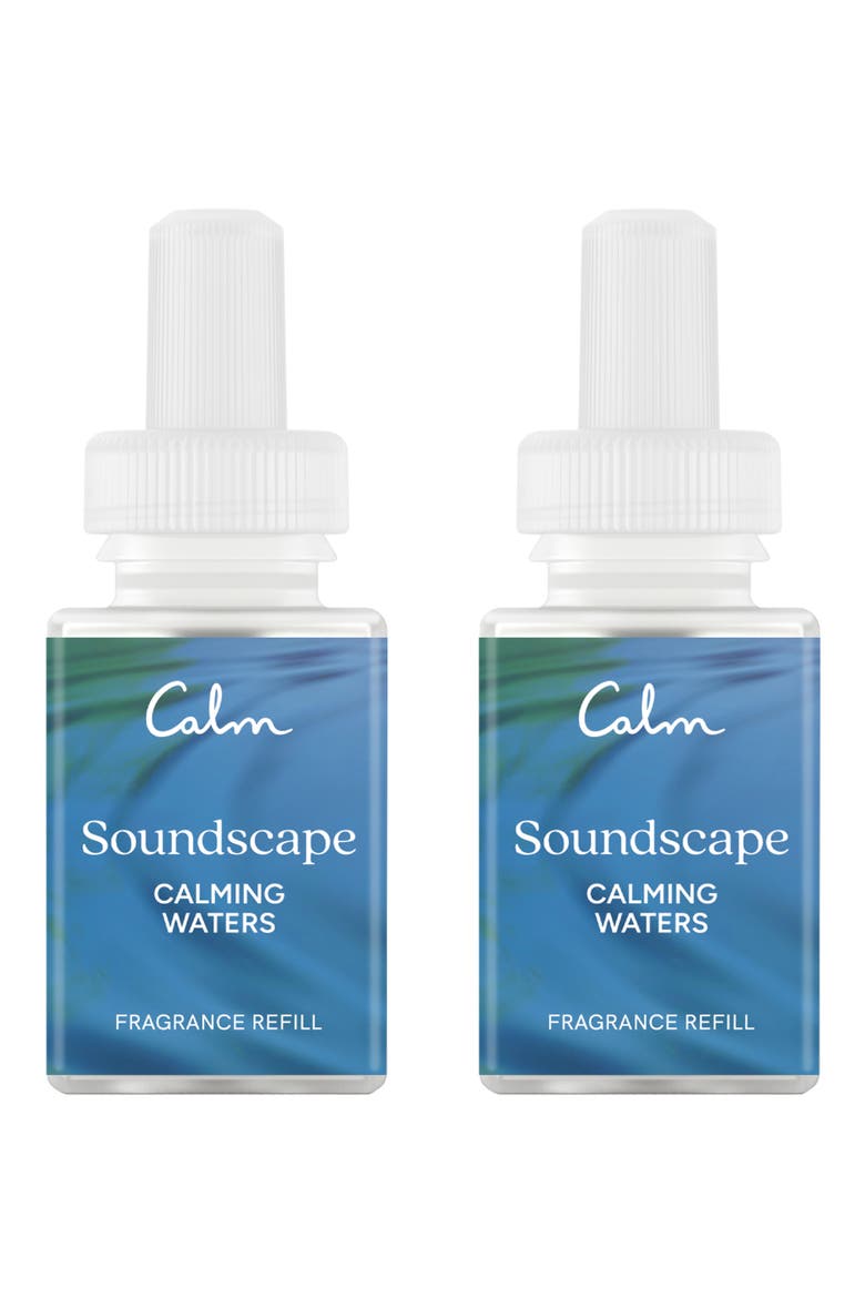 x Calm 2-Pack Smart Fragrance Diffuser Refills, Main, color, SOUNDSCAPE