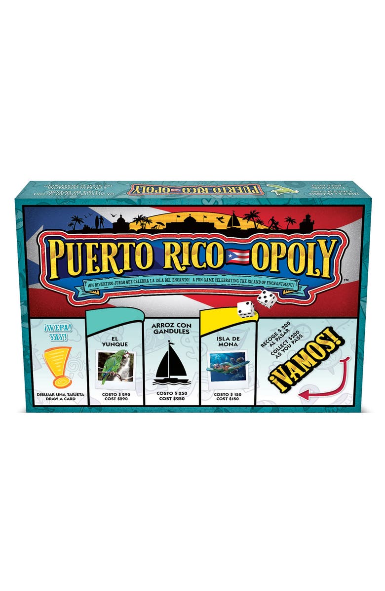 Late for the Sky Puerto Ricoopoly Monopoly Board Game, Main, color, 