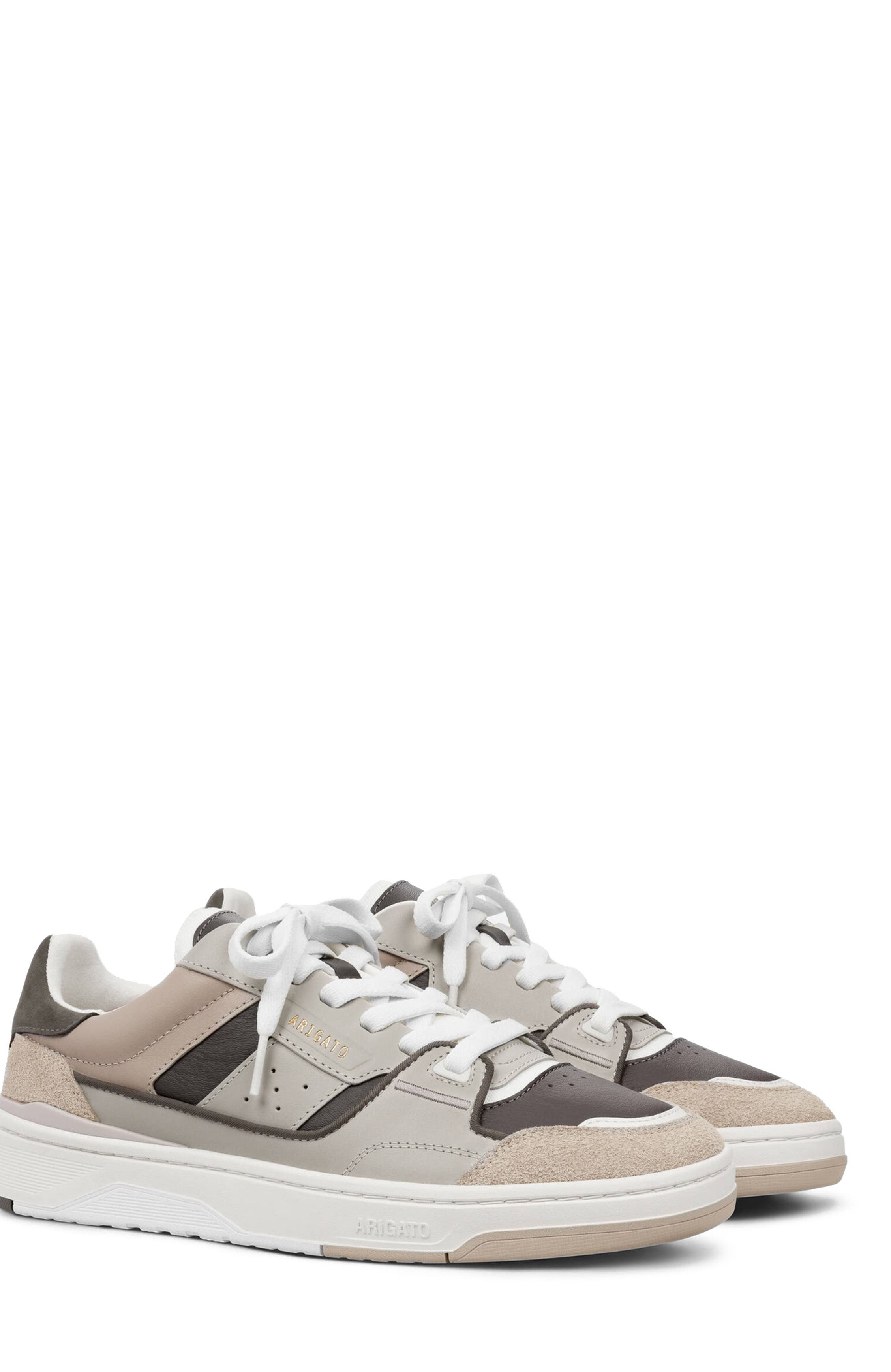 Axel Arigato Clay Sneaker, Alternate, color, Beige/Dark Brown