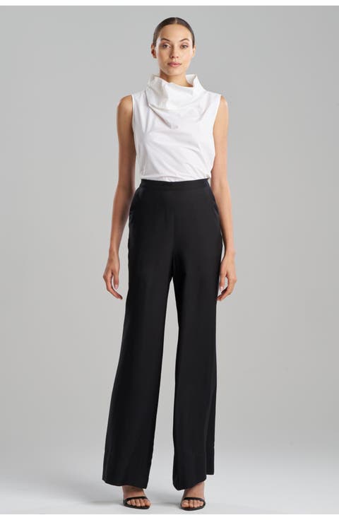 COTTON SILK TWILL Trouser