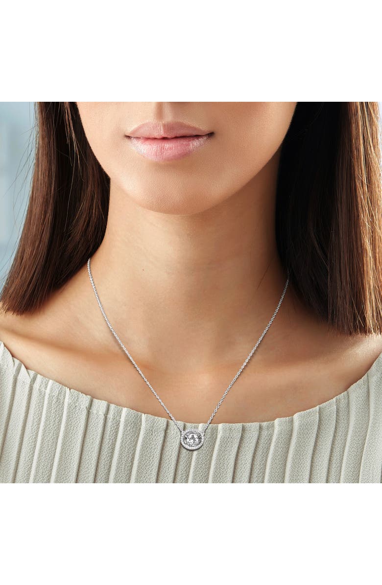 Julianna B. White Topaz & Diamond Margarita Style Necklace 10k, Alternate, color,