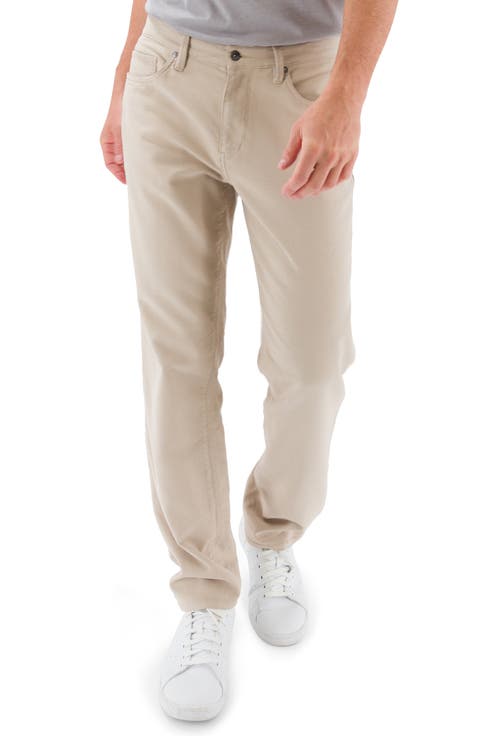 Athletic Fit Jeans (Light Beige/Khaki)