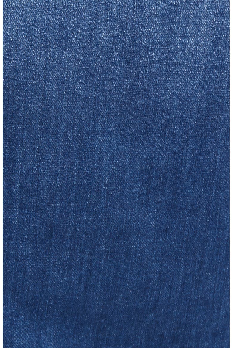 Samantha Denim Trucker Jacket, Alternate, color, MID BRUSHED FEATHER BLUE