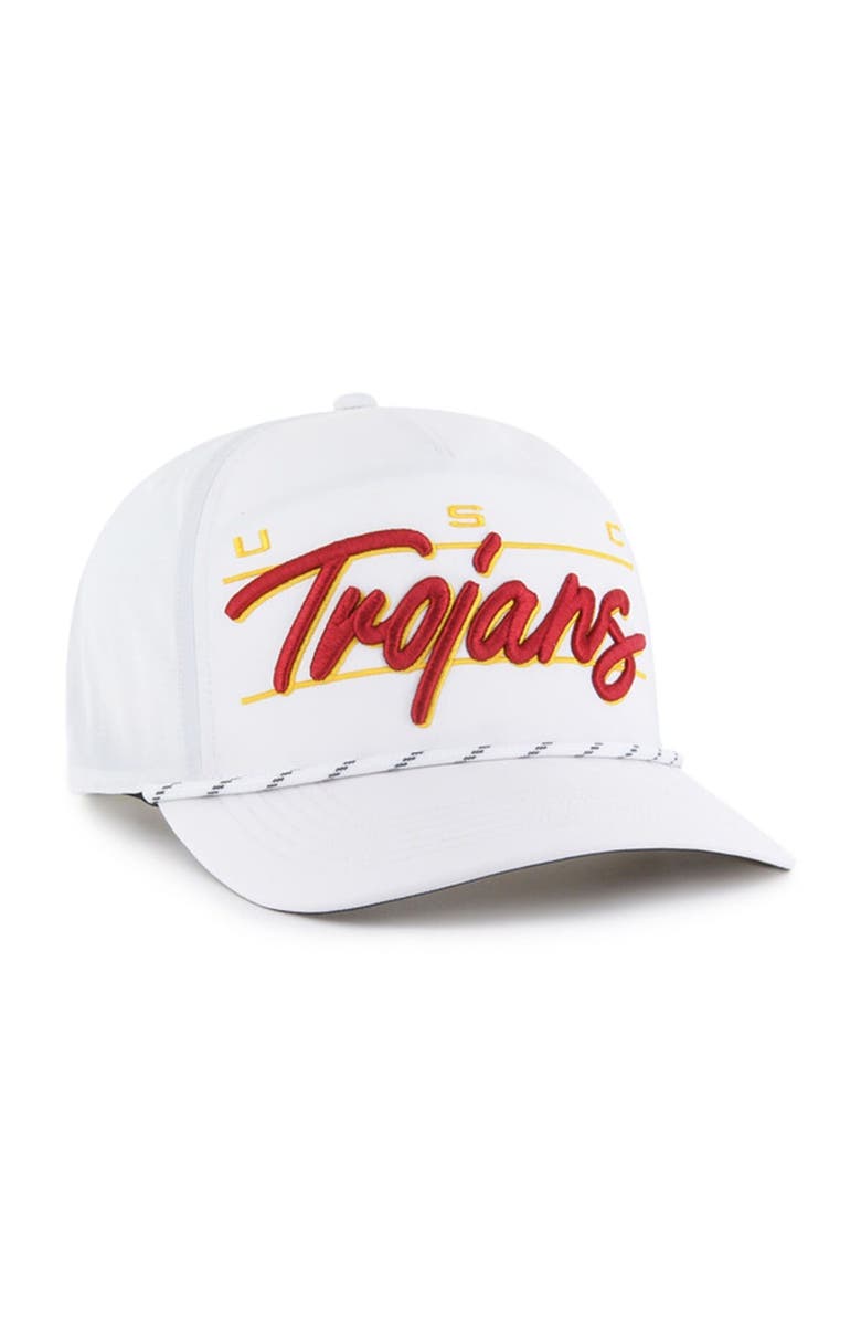 '47 Men's '47 White USC Trojans Condor Hitch brrr° Adjustable Hat, Alternate, color, 