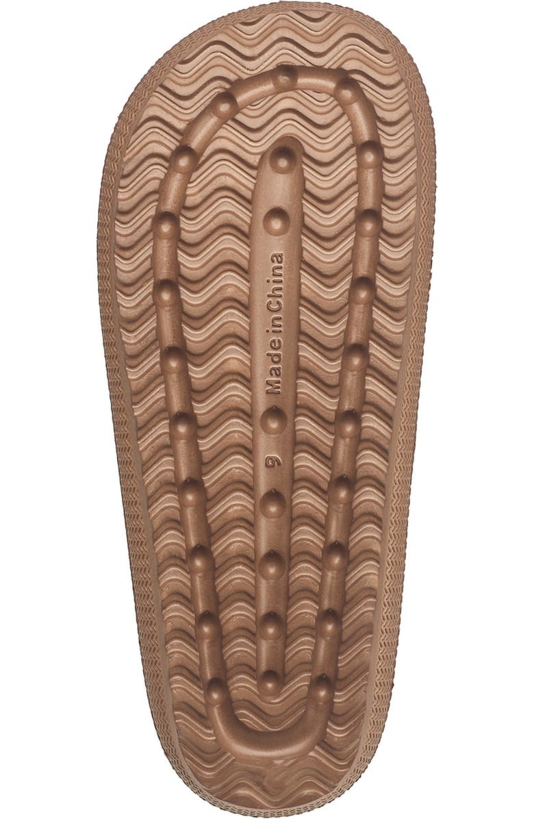 True Religion Meg Pool Slide, Alternate, color, Brown