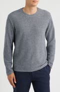 Vince Loop Face Cotton Blend French Terry Crewneck Pullover