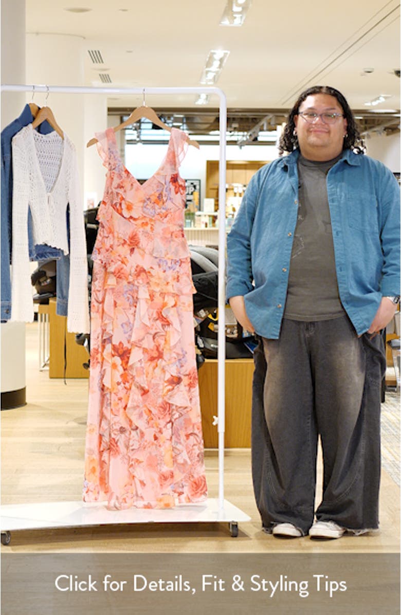 Flutter Chiffon Maxi Dress, sales video thumbnail