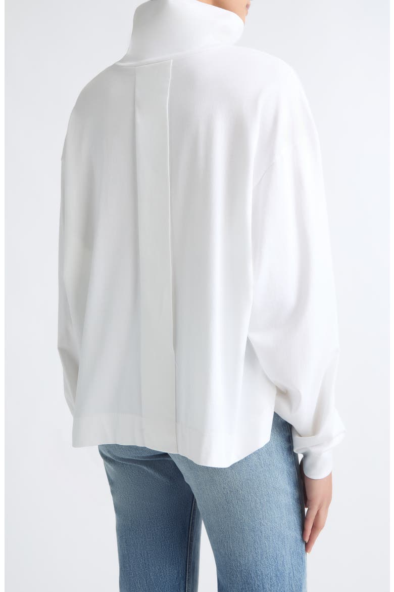 The Honne Funnel Neck Top, Alternate, color, WHITE