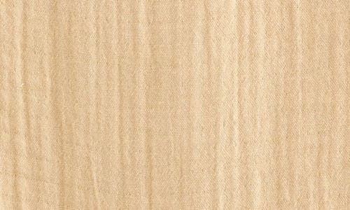 Nordstrom Cotton Gauze Henley Romper In Neutral