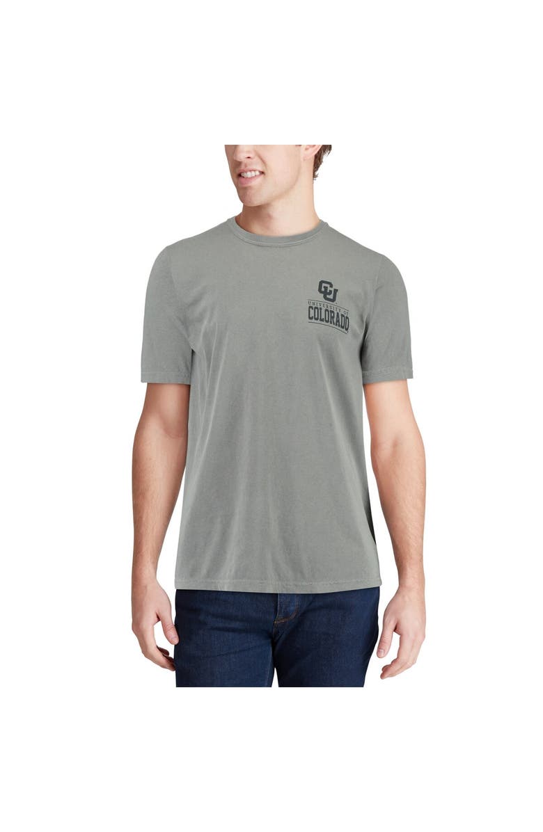 IMAGE ONE Men's Gray Colorado Buffaloes Comfort Colors Campus Icon T-Shirt, Alternate, color, Gray